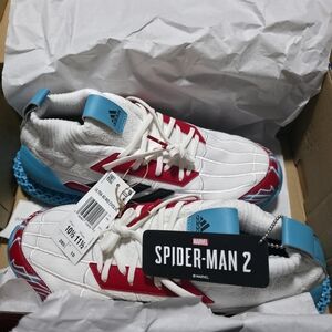 Adidas  Spider-Man Shoes - White, Red, Blue